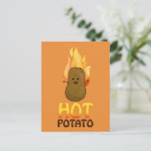 Hot Potato Postkarte (Stehend Vorderseite)