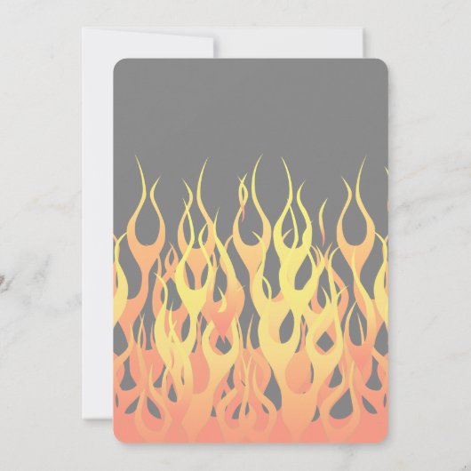 Hot Racing Flames Graphic (Rückseite)