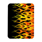 Hot Racing Flames Graphic Magnet (Vertikal)
