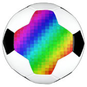 Hot Rainbow Mosaik Shimmer Fußball (Gedreht)