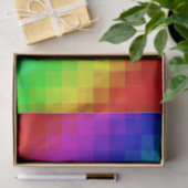 Hot Rainbow Mosaik Shimmer Seidenpapier (Geschenk)