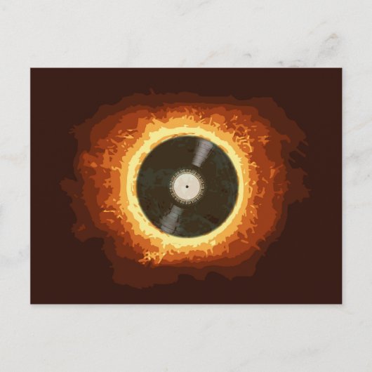 Hot Record Postkarte (Vorderseite)