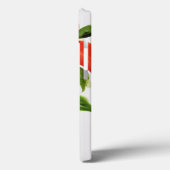 Hot Red Hibiskus Case-Mate iPhone Hülle (Rückseite / Links)