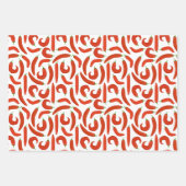 Hot Red Mexican Chili Pepper Geschenkpapier Set (Vorderseite)