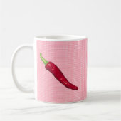 Hot Red Pepper Design-Tasse Kaffeetasse (Links)