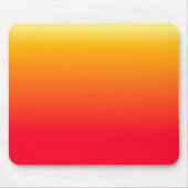 Hot Red Yellow Ombre Design Mousepad (Vorne)