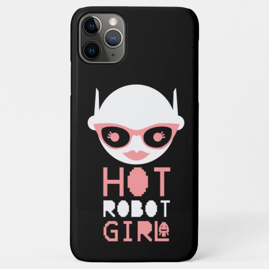 Hot Roboter Case-Mate iPhone Hülle (Rückseite)