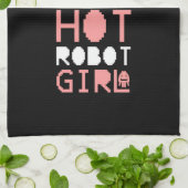 Hot Roboter Geschirrtuch (Gefaltet)
