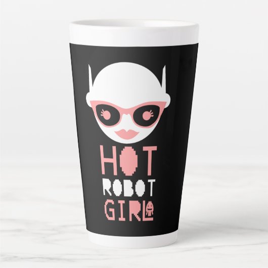 Hot Roboter Milchtasse (Vorderseite)