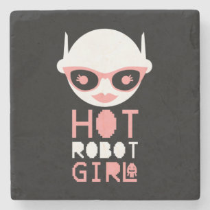 Hot Roboter Steinuntersetzer