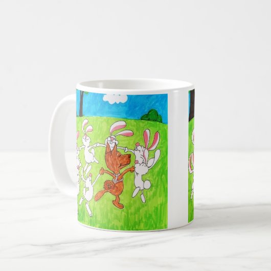 Hot Rock Tanz Kaffeetasse (Vorderseite Links)