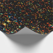 Hot Rocks - Bold Abstract Flame Gift Wrap Geschenkpapier (Ecke)
