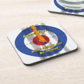 Hot Rocks 'zeichn weight' Curler's Untersetzer - ( (Linke Seite)