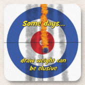 Hot Rocks 'zeichn weight' Curler's Untersetzer - ( (Vorderseite)