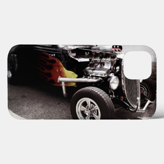 Hot Rod Case-Mate iPhone Hülle (Rückseite (Horizontal))