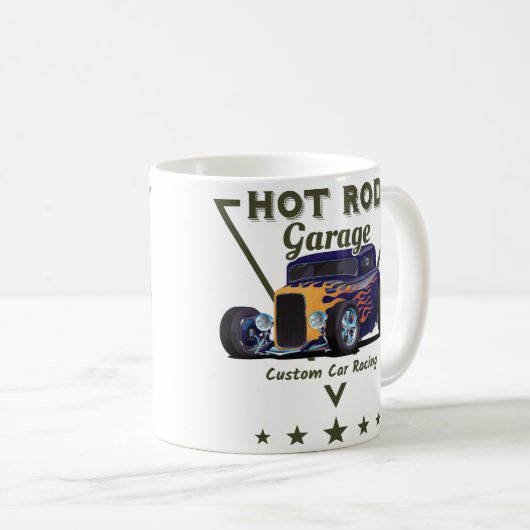 Hot Rod Garage! Kaffeetasse (VorderseiteRechts)
