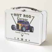 Hot Rod Garage! Metall Brotdose (Vorderseite)