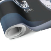 Hot Rod Geschenkpapier (Rolleneckpunkt)