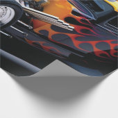 Hot Rod Geschenkpapier (Ecke)
