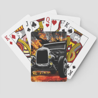 hot rod playing cards spielkarten