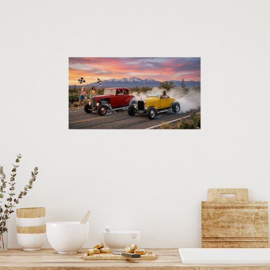 HOT ROD TEXAS 1967 POSTER (Küche)