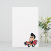 Hot Rodder Briefpapier (Stehend Vorderseite)
