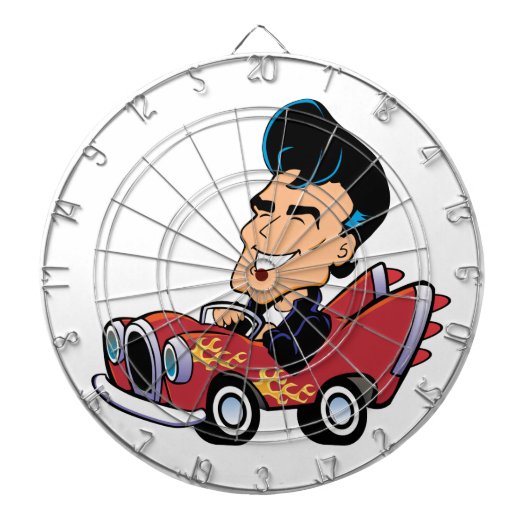 Hot Rodder Dartscheibe (vorne)