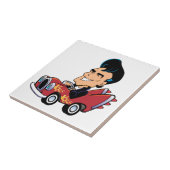 Hot Rodder Fliese (Seite)