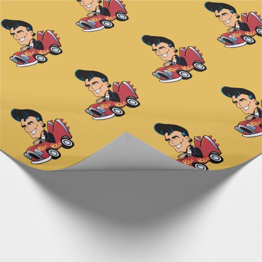 Hot Rodder Geschenkpapier (Ecke)
