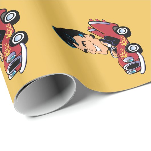 Hot Rodder Geschenkpapier (Rolleneckpunkt)