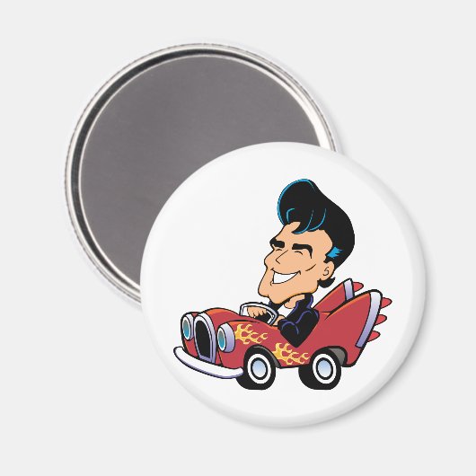 Hot Rodder Magnet (Vorderseite/Rückseite)