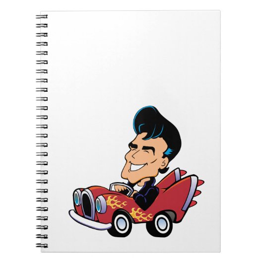 Hot Rodder Notizblock (Vorderseite)