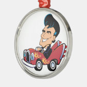 Hot Rodder Silbernes Ornament (Links)