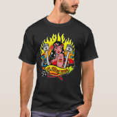 Hot Rods and Devil Pinup T-Shirt (Vorderseite)