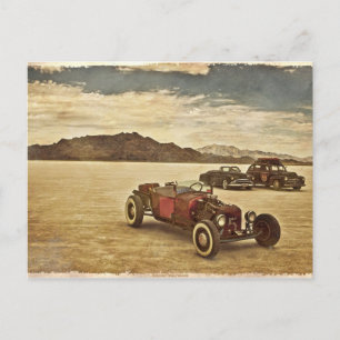Hot Rods in Bonneville Postkarte