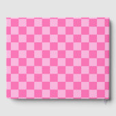 Hot Roink Checkerboard Gästebuch (Rückseite)