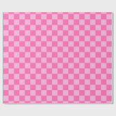 Hot Roink Checkerboard Geschenkpapier (Flach)