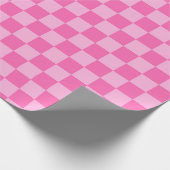 Hot Roink Checkerboard Geschenkpapier (Ecke)