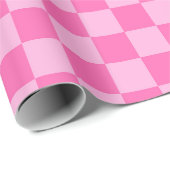 Hot Roink Checkerboard Geschenkpapier (Rolleneckpunkt)