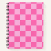 Hot Roink Checkerboard Notizblock (Vorderseite)