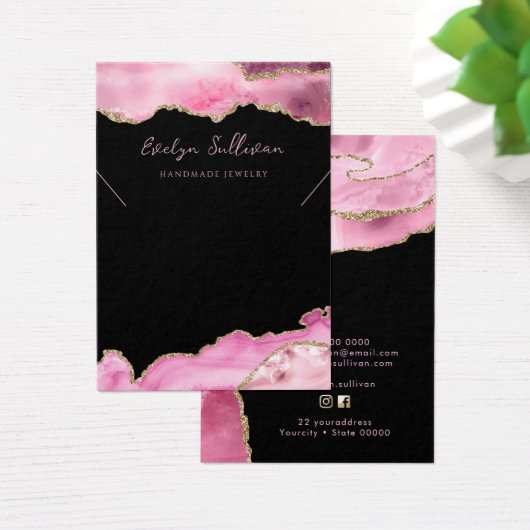 Hot-Rosa-Achsenverkettungskarte (Schreibtisch)