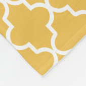 Hot-Rosa-Gelb-Folie | Fleece Blanket (Ecke)