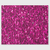 Hot-Rosa-Glitzern Imitate Glitzer Geschenkpapier (Flach)