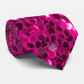 Hot-Rosa-Glitzern Imitate Glitzer Krawatte (Gerollt)