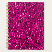 Hot-Rosa-Glitzern Imitate Glitzer Planer (Vorderseite)