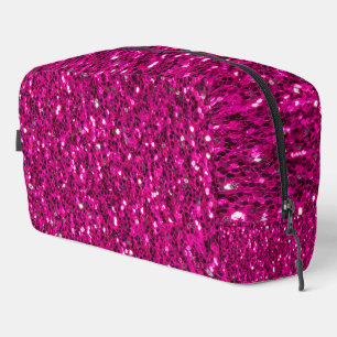 Hot-Rosa-Glitzern Imitate Glitzer Waschbeutel