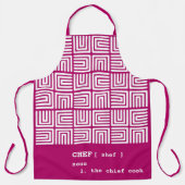 Hot-Rosa-KOCH Nested Boxes Tribal Africa Pattern Schürze (Vorderseite)