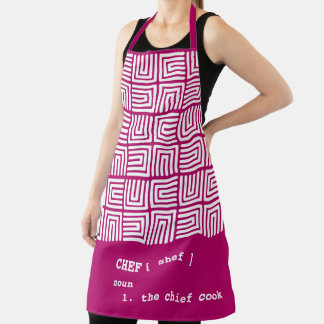 Hot-Rosa-KOCH Nested Boxes Tribal Africa Pattern Schürze