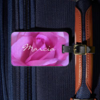 Hot-Rosa-lila Rose nah-up-Foto-individuelle Name