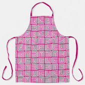 Hot Rosa Nested Boxes Tribal Africa Pattern Schürze (Vorderseite)